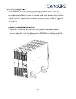 Preview for 21 page of CertaUPS C300R-020-B Installation Manual