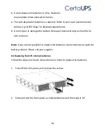 Preview for 39 page of CertaUPS C300R-020-B Installation Manual