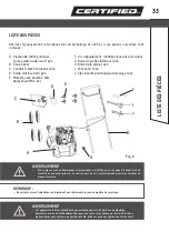 Preview for 34 page of CERTIFIED 060-0750-0 Instruction Manual