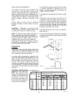 Preview for 16 page of Certikin MB055 Operating & Installation Manual