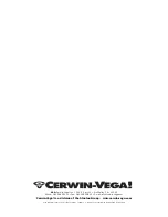 Preview for 4 page of Cerwin-Vega CLASSIC CLSC-6C User Manual