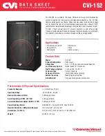 Cerwin-Vega CVi-152 Datasheet preview