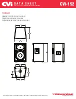 Preview for 2 page of Cerwin-Vega CVi-152 Datasheet