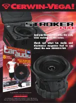 Cerwin-Vega Stroker Pro 15 Manual preview