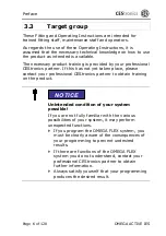 Preview for 6 page of CEStronics OMEGA ACTIVE IES Fitting And Operating Instructions