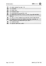 Preview for 24 page of CEStronics OMEGA ACTIVE IES Fitting And Operating Instructions