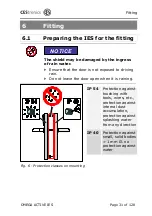 Preview for 31 page of CEStronics OMEGA ACTIVE IES Fitting And Operating Instructions