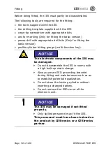 Preview for 32 page of CEStronics OMEGA ACTIVE IES Fitting And Operating Instructions