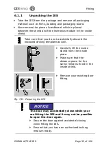 Preview for 33 page of CEStronics OMEGA ACTIVE IES Fitting And Operating Instructions