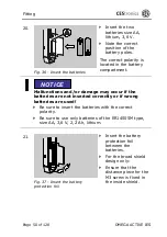 Preview for 50 page of CEStronics OMEGA ACTIVE IES Fitting And Operating Instructions