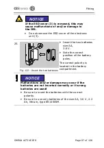 Preview for 87 page of CEStronics OMEGA ACTIVE IES Fitting And Operating Instructions