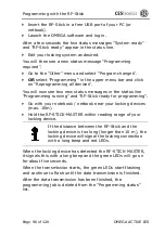 Preview for 96 page of CEStronics OMEGA ACTIVE IES Fitting And Operating Instructions