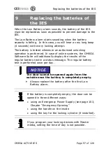 Preview for 97 page of CEStronics OMEGA ACTIVE IES Fitting And Operating Instructions