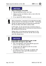 Preview for 98 page of CEStronics OMEGA ACTIVE IES Fitting And Operating Instructions