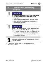 Preview for 102 page of CEStronics OMEGA ACTIVE IES Fitting And Operating Instructions