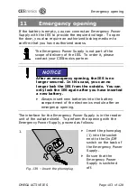 Preview for 103 page of CEStronics OMEGA ACTIVE IES Fitting And Operating Instructions