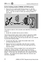 Preview for 42 page of CEStronics Omega Active Programming Instructions Manual