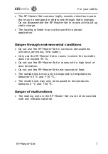 Preview for 7 page of CEStronics RF-Master-Set Fitting And Operating Instructions