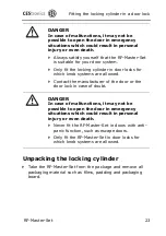 Preview for 23 page of CEStronics RF-Master-Set Fitting And Operating Instructions