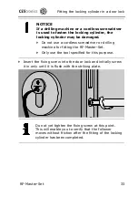 Preview for 33 page of CEStronics RF-Master-Set Fitting And Operating Instructions