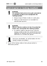 Preview for 59 page of CEStronics RF-Master-Set Fitting And Operating Instructions