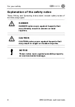 Preview for 8 page of CEStronics WT-M-I Operating Instruction