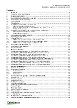 Preview for 3 page of Cetetherm AquaEfficiency EFB112 DD Installation, Service And Operating Instruction