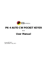 CG Antenna PK-4 User Manual preview