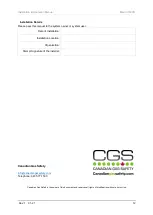 Preview for 12 page of CGS Merlin 1500S Installation & Operation Manual