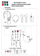 CGV HEL PRELUDE 2 DUO Quick User Manual preview