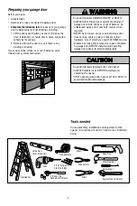 Preview for 3 page of Chamberlain 3595S 3/4 HP Owner'S Manual