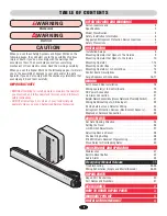 Preview for 3 page of Chamberlain Elite The Miracle-One Owner'S Manual