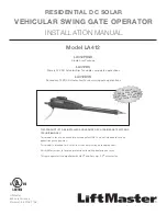 Preview for 1 page of Chamberlain LA400DCS Instruction Manual