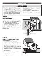 Preview for 17 page of Chamberlain LA400DCS Instruction Manual