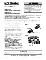 Preview for 1 page of Chamberlain LIFT-MASTER 83LM User Manual