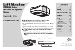 Preview for 1 page of Chamberlain LiftMaster Premium 8355 Manual