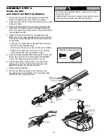 Preview for 10 page of Chamberlain Whisper Drive Security+ WD822KCD Owner'S Manual