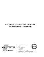 Preview for 32 page of Champion HR3-6 Operation & Maintenance Manual