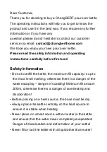 Preview for 3 page of ChangBERT 201401-A Instruction Manual