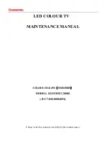 Changhong Electric JUC7.820.00084054 Maintenance Manual preview