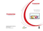 Changhong Electric LED24C2000SD Operation Manual preview