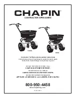 Chapin 8301C Manual preview