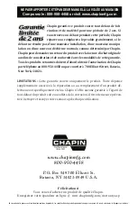 Preview for 12 page of Chapin SureSpread 84600 Manual