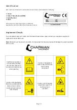 Preview for 10 page of Chapman PC120 Original Instructions Manual