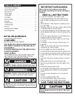 Preview for 2 page of Char-Broil 15202043 Product Manual