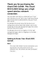 CharJi EVO CLOUD Quick Start Manual preview