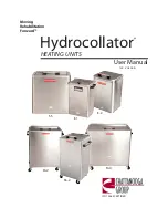 Chattanooga Group Hydrocollator E-1 User Manual preview