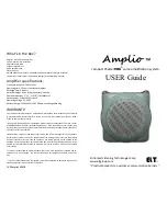 Preview for 1 page of ChatterVox Amplio User Manual