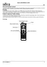 Preview for 3 page of Chauvet DJ RFC-XL Quick Reference Manual