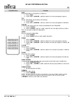 Preview for 11 page of Chauvet DJ RFC-XL Quick Reference Manual